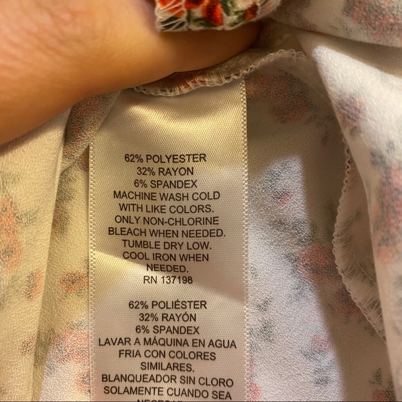 Danielle Bernstein Floral Puff Sleeve Maxi Dress - Picture 8 of 8